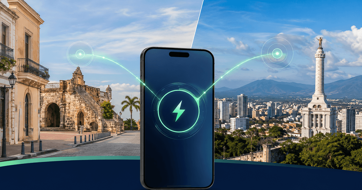 Santo Domingo and Santiago: sending credit that arrives today